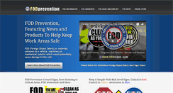 Desktop Screenshot of fodprevention.com